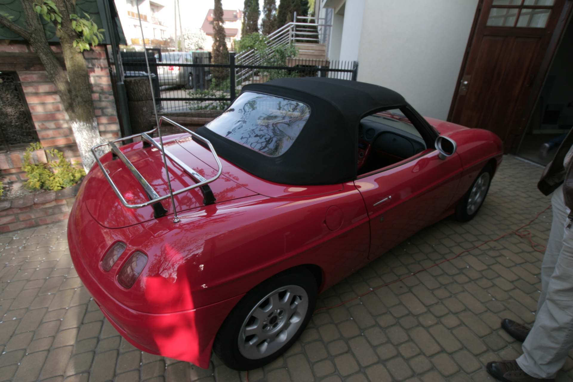 Obszycie dachu Fiat Barchetta
