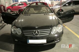 Tapicerka samochodowa Mercedes-Benz R230-cabrio - 4