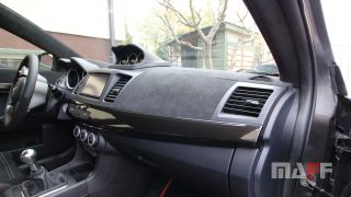Obszycie kokpitu Mitsubishi Evo-x - 3
