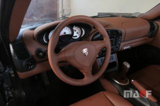 Obszycie kierownicy Porsche 996 - 4