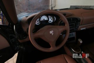 Obszycie kierownicy Porsche 996 - 7