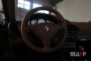 Obszycie kierownicy Porsche 996 - 8