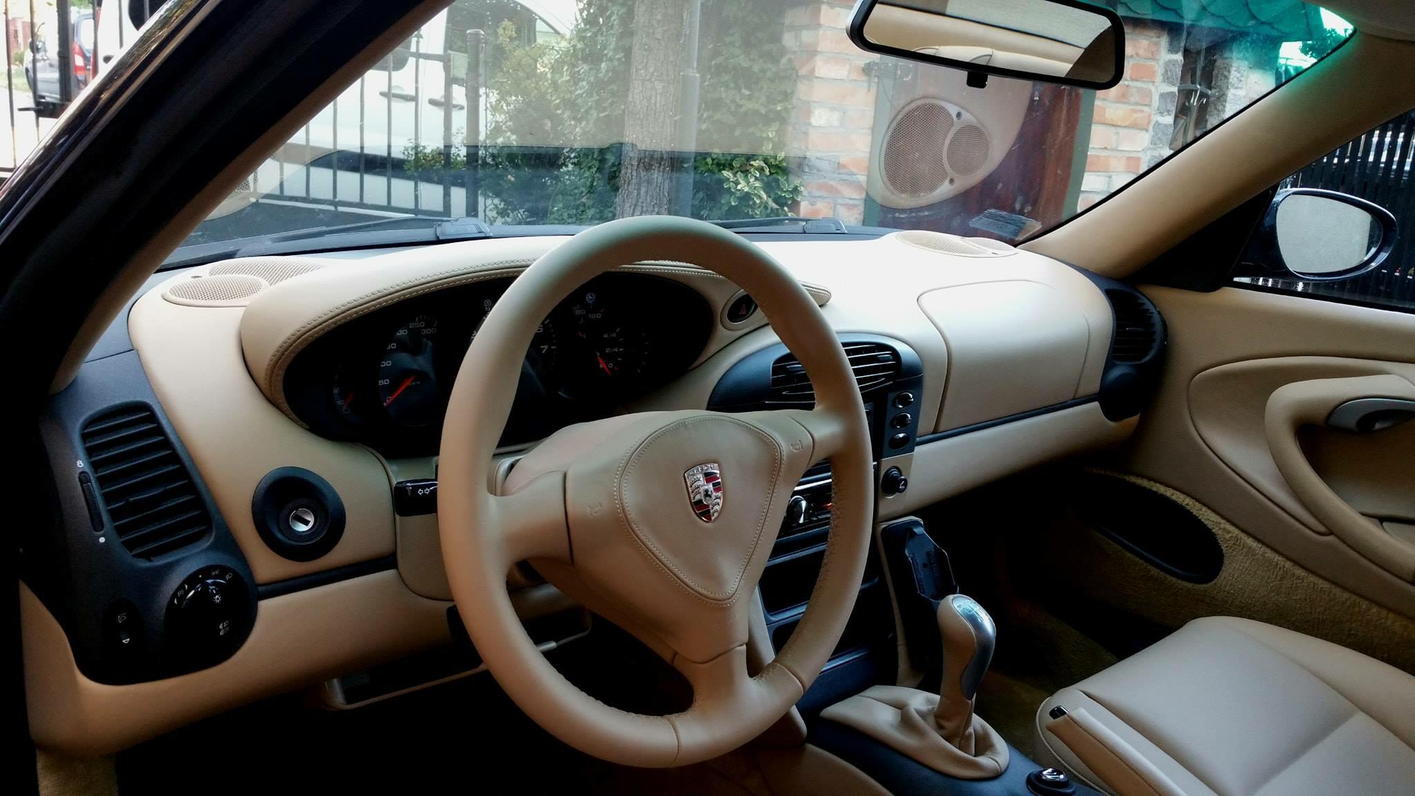 Obszycie kierownicy Porsche Carrera 996